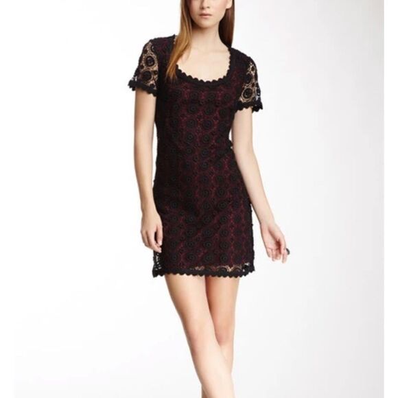 NWT FRENCH CONNECTION USA Hope Lace Dress size 4 - Picture 2 of 12